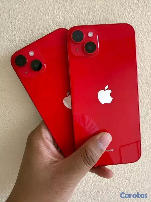 celulares y tabletas - disponible iPhone 14 plus 128 GB batería 100% factory color Rojo 2 unidad 23,500 2