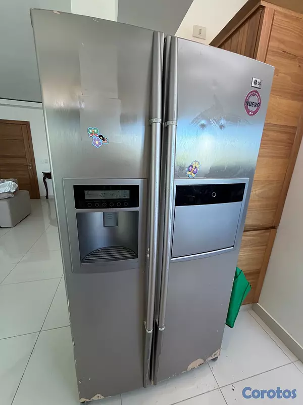 electrodomesticos - Nevera LG side to side con dispensador de agua y h 8