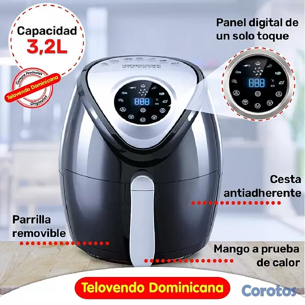 cocina - Horno y freidora de aire Breivon Air Fryer 6