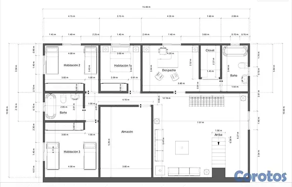 servicios profesionales - Diseño Arquitectónico, planimetría completa. 4