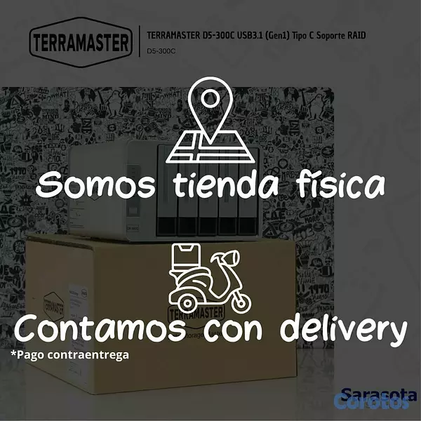 accesorios para electronica - Terramaster Raid Store D5-300C 4