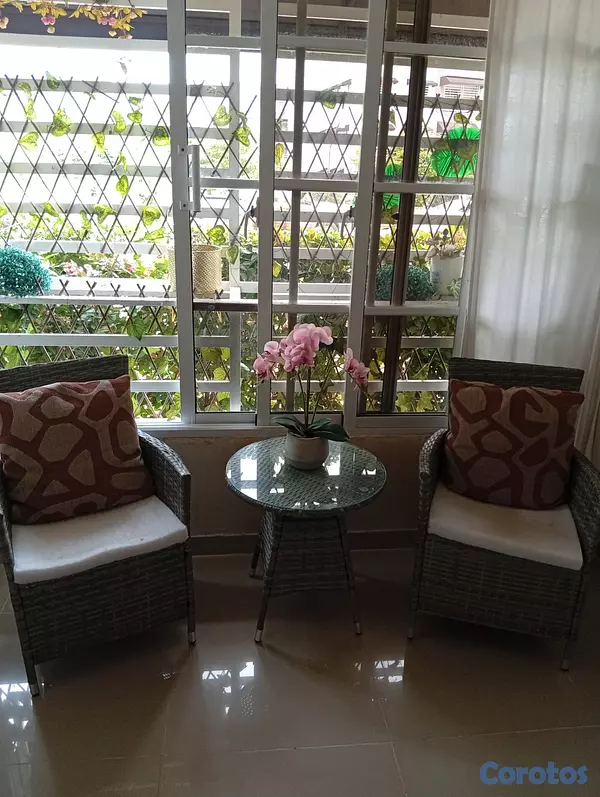muebles y colchones - Juego de terraza mimbre  5