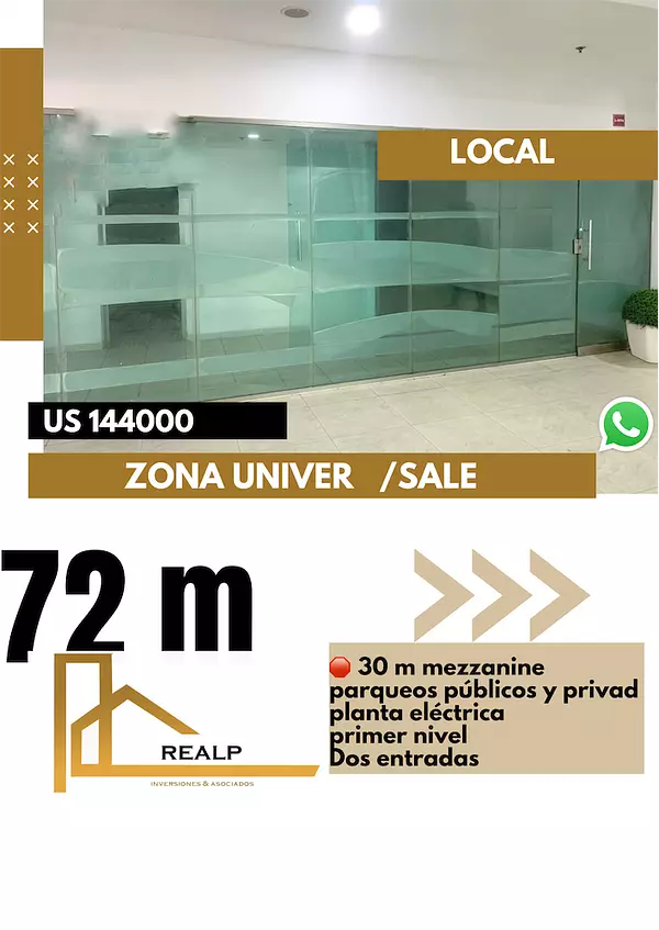 oficinas y locales comerciales - Local venta 72 m+ 30 mezzanine 1