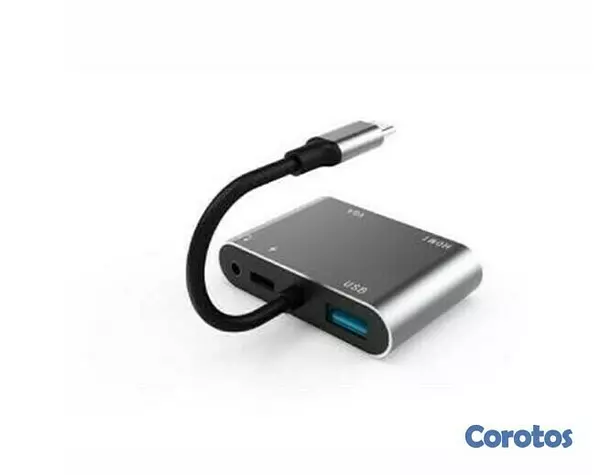 otros electronicos - Adaptador 5 en 1 HDMI VGA 4K 2