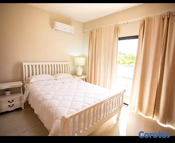 casas vacacionales y villas - Villa en alquiler en VistaCana Amueblada 3 habitaciones piscina y jardín privado 2