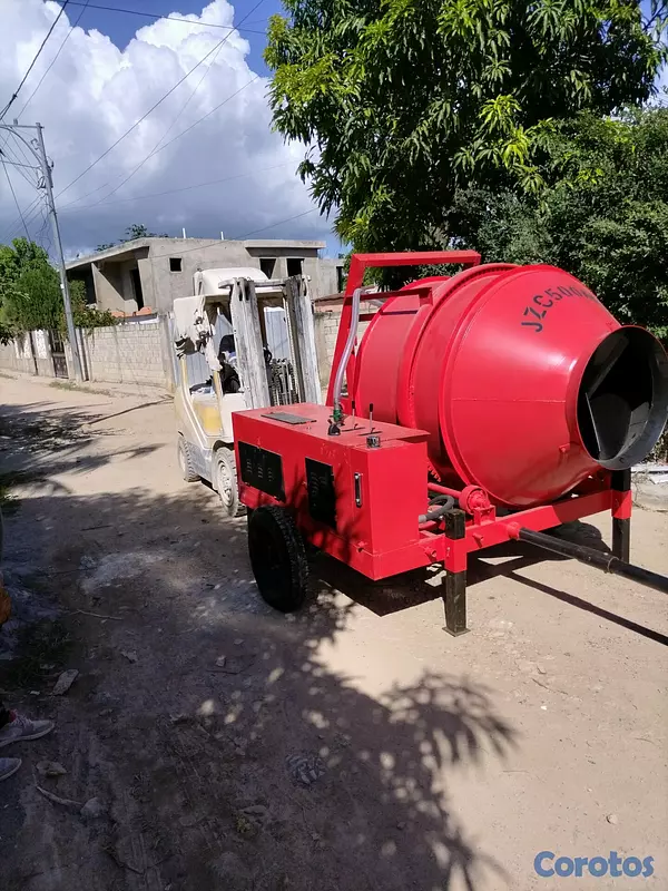 construccion e industrial - Bomba de arrastre y trompo de hormigón  3