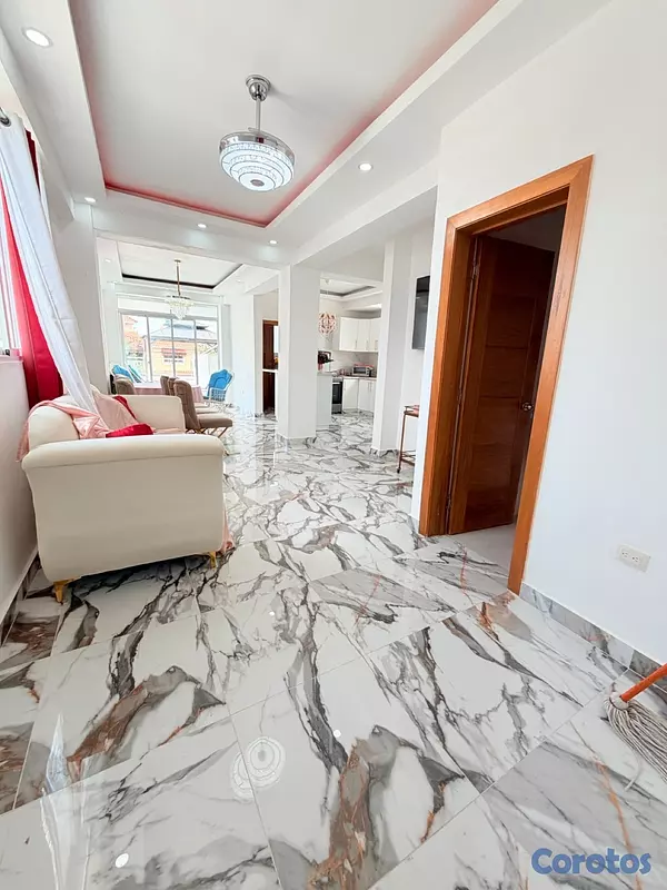 apartamentos - venta de apartamento 2do piso con 260mts y piscina en autopista de san isidro  12