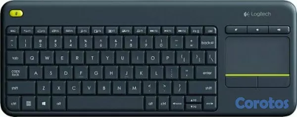 computadoras y laptops - TECLADO Y TOUCHPAD LOGITECH K400 PLUS USB WIRELESS RECEIVER 2.4GHZ WIRELESS,ESPA 2