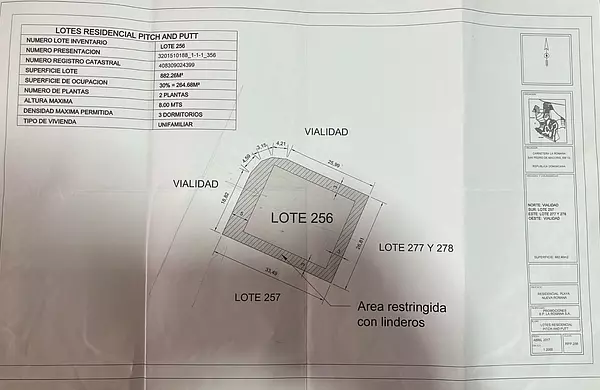 solares y terrenos - Solar / Terreno en Venta – Playa Nueva Romana