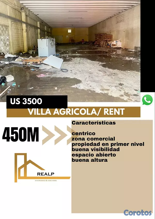 oficinas y locales comerciales - Local tipo almacén primer nivel  1