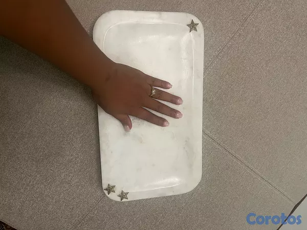 decoración y accesorios - bandeja de mármol  2