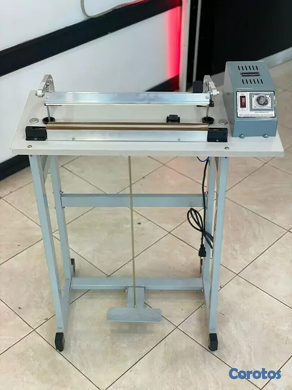 equipos profesionales - Selladora manual de bolsas Empaquetadora pedal 16 pulgadas envasadora de fundas 4