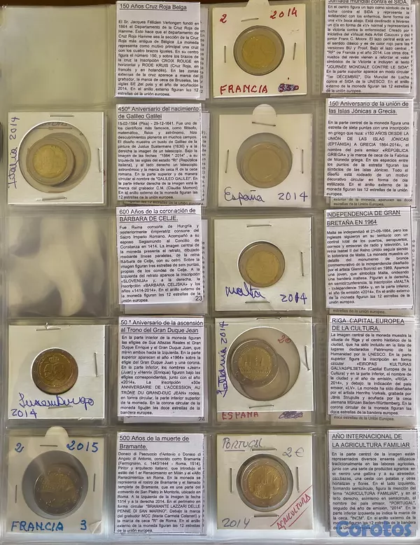 hobby y coleccion - Monedas Conmemorativas 2 Euros 7