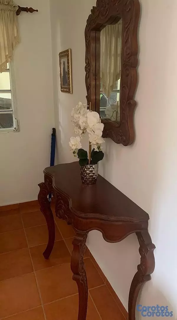 decoración y accesorios - Repisa con espejo caoba 100 % 2