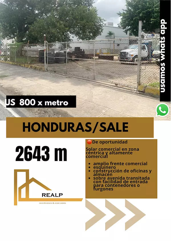 solares y terrenos - Solar en venta en av transitada 1