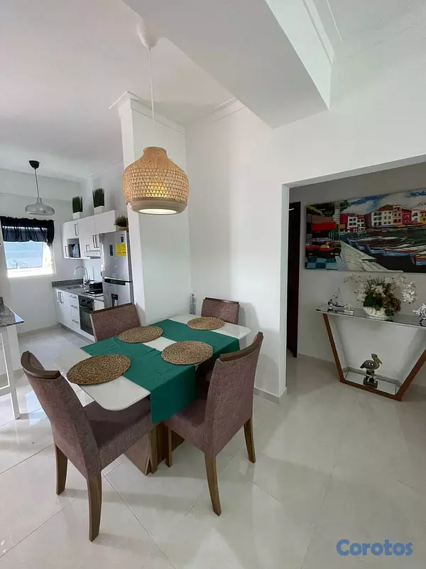 apartamentos - Apartamento amueblado en alquiler, Juan Dolio 3