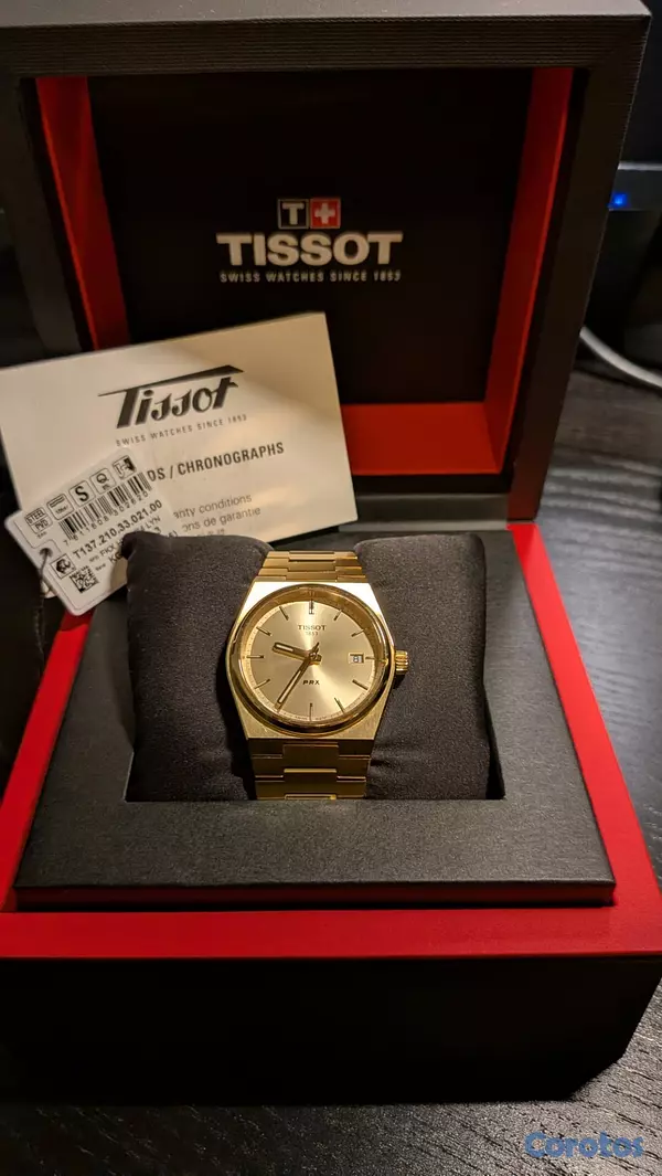joyas, relojes y accesorios - Tissot PRX Quartz 35 mm Gold 4