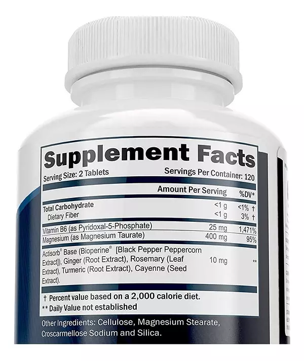 Salud y Equipamiento Médico - Taurato De Magnesio 400mg Pure 2
