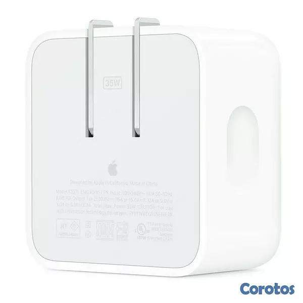 accesorios para electronica - Adaptador de corriente compacto con puerto USB-C doble de 35 W 4