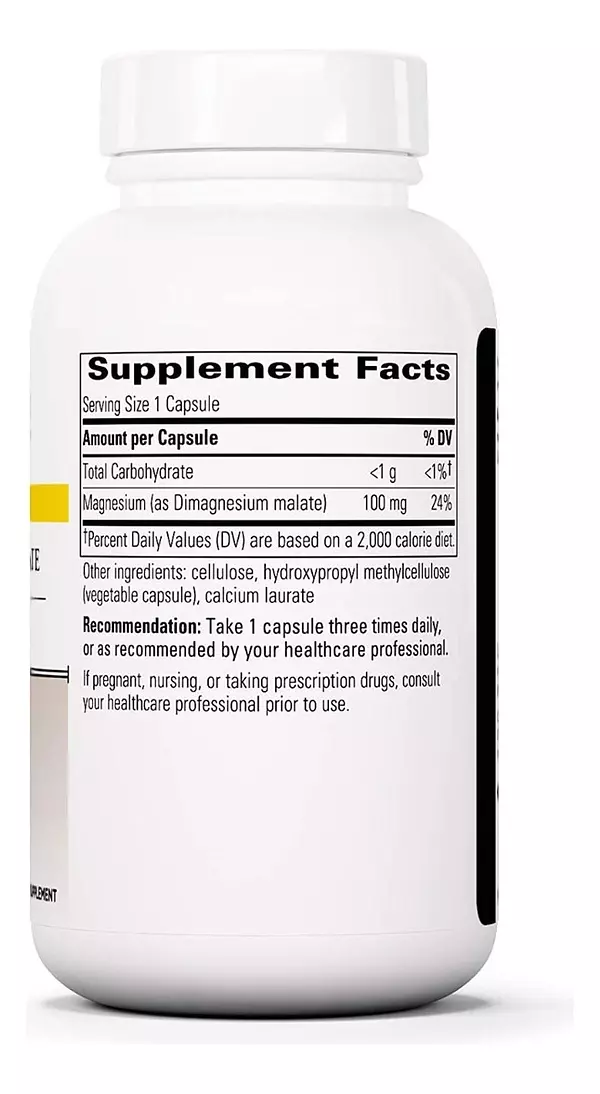 Salud y Equipamiento Médico - Magnesio Malato 100mg Integrative 2