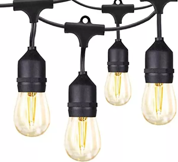 herramientas, jardines y exterior - Cadena de luces extensión de luces luces de terraza bombillos para exteriores   2