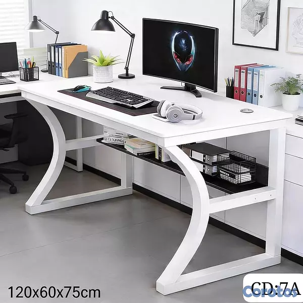 muebles y colchones - Escritorio Gaming con librero  4