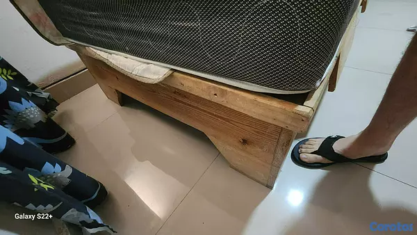 muebles y colchones - Vendo base y colchón twin 73x38, en buenas condiciones.  7