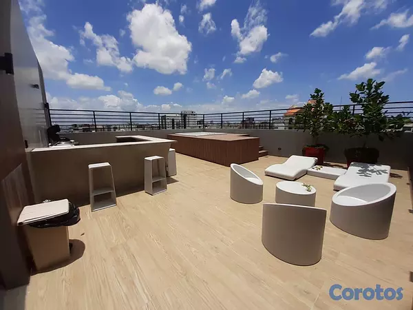 apartamentos - Apartamento amueblado en alquiler en Serralles, áreas sociales 2