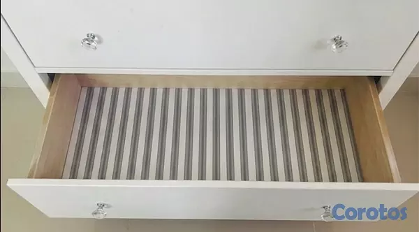 muebles y colchones - Gavetero color blanco, versati y delicado para habitación,con gavetas espaciosas 5