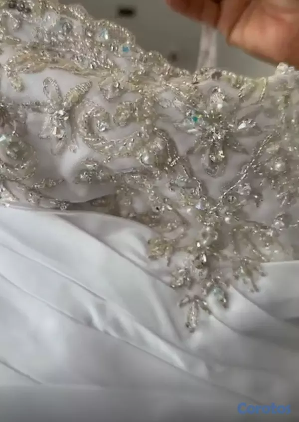 ropa para mujer - Vestido de novia como nuevo una sola postura 4