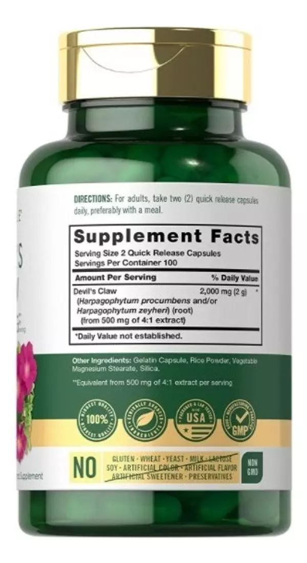 Salud y Equipamiento Médico - Garra Del Diablo 2000 Mg - 200u 2