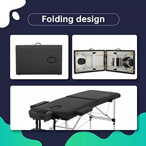 Salud y Equipamiento Médico - Mesa De Masaje De Aluminio Mesa De Masaje Portatil Mesa De 4