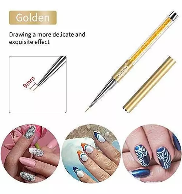 Salud y Equipamiento Médico - Juego De 5 Pinceles Para Decoracion De Uñas 5