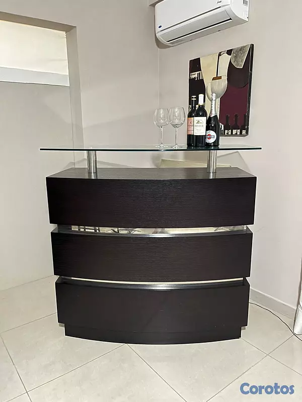 decoración y accesorios - Mueble BAR con tope de cristal 2
