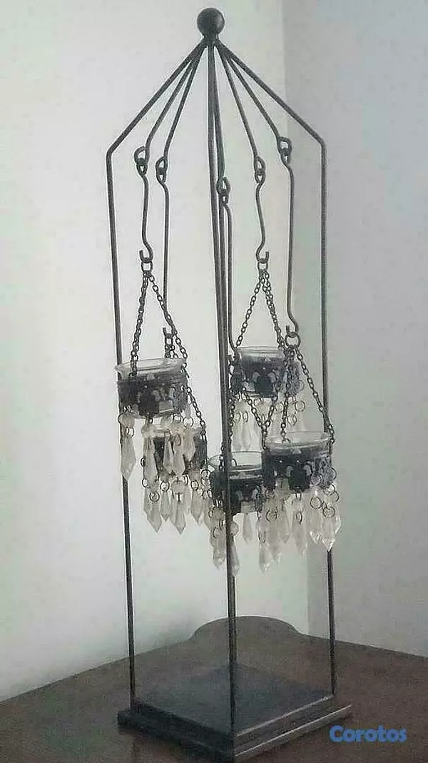 decoración y accesorios - Candelabro Torre, de mesa en hierro 
Chandelier 2