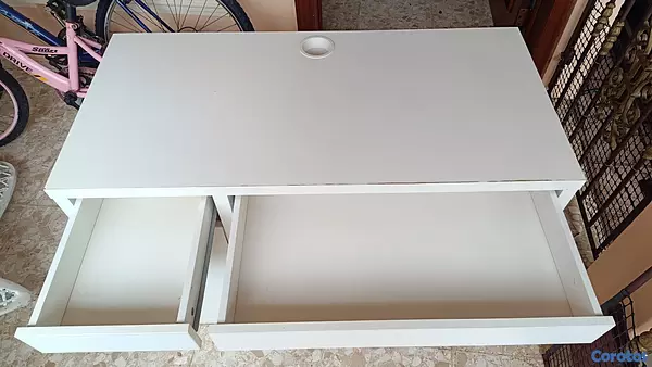 muebles y colchones - ESCRITORIO BLANCO 5