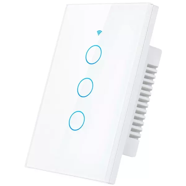 accesorios para electronica -  INTERRUPTOR INTELIGENTE WIFI SMART TOUCH 1 2 Y 3 CANALES COLOR BLANCO 1