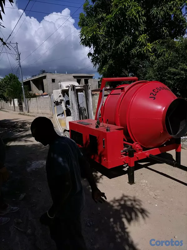 construccion e industrial - Bomba de arrastre y trompo de hormigón  2