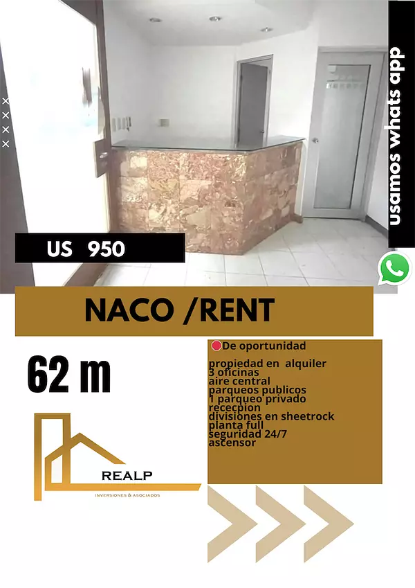 oficinas y locales comerciales - Oficina o consultorio en naco 1