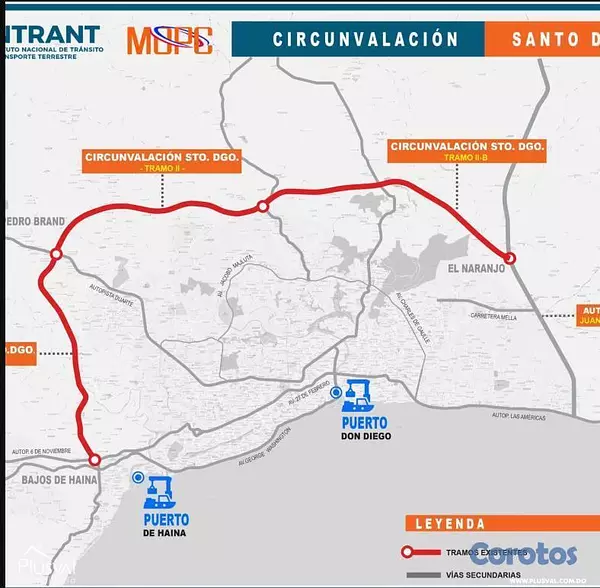 solares y terrenos - Solar en Venta Circunvalación Santo Domingo Tramo II 2