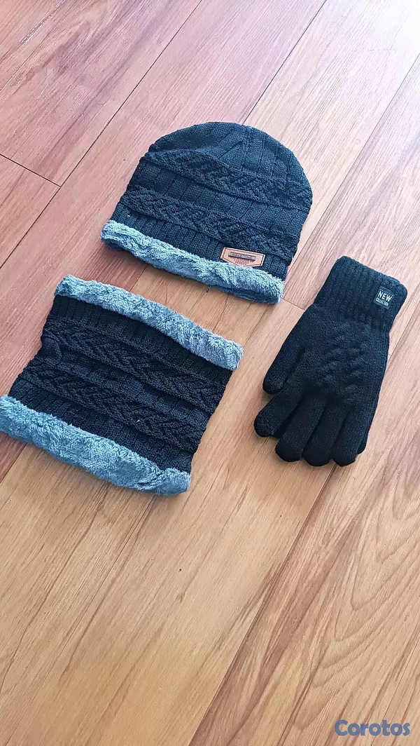 tours y viajes - KIT DE PROTECCION PARA CLIMAS FRIOS  GORRO + BUFANDA GUANTES NUEVOS 2