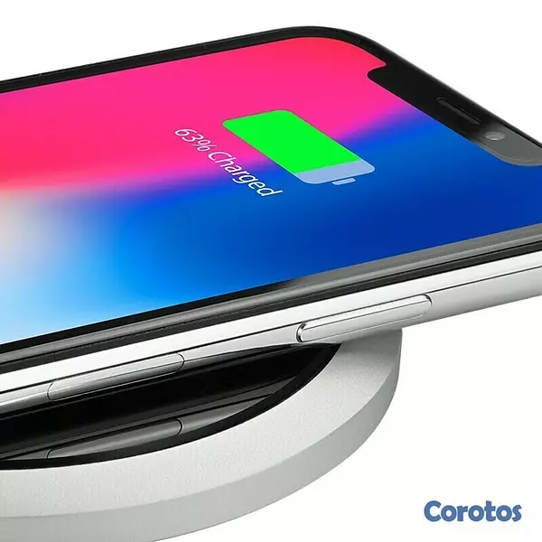 celulares y tabletas - CARGADOR INALAMBRICO KLIPX HALO, CIRCULAR, 10 WATTS, CERTIFICACION QI 2