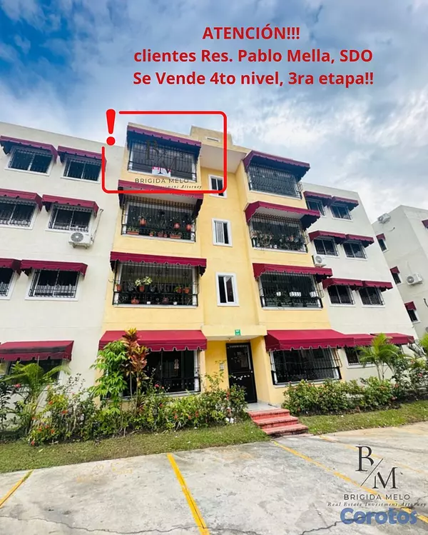apartamentos - Apartamento de 4to nivel en VENTA,Res. Pablo Mella 1