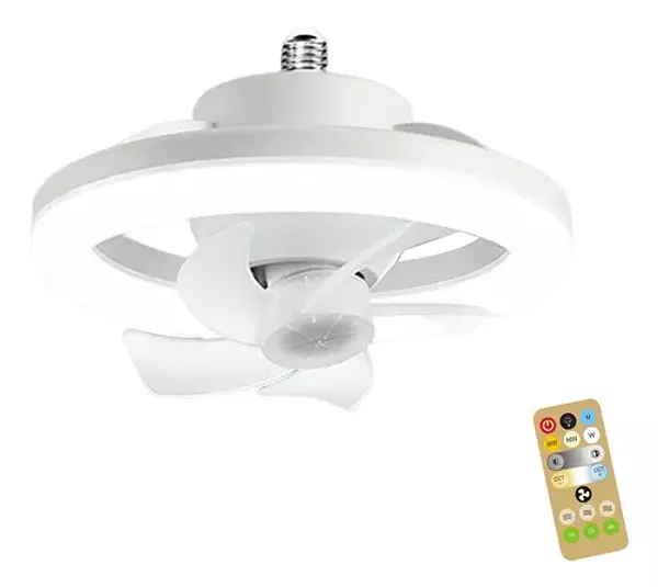 aires acondicionados y abanicos - VENTILADOR CON LAMPARA LED FAN LIGHT 85%