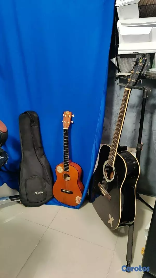 instrumentos musicales - Ukulele Barítono Electroacústico Rogue – con estuc 3