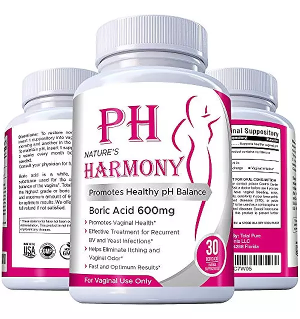 Salud y Equipamiento Médico - Supositorios De Acido Borico - Nature's Harmony - X30 Und 3