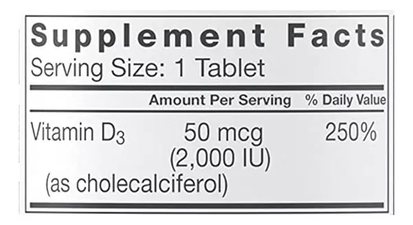 Salud y Equipamiento Médico - Vitamina D3 2000iu 90 tabs Shakl 2