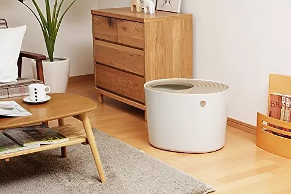 Salud y Equipamiento Médico - Caja De Arena Para Gatos Con Entrada Superior De Iris Con Pa 4