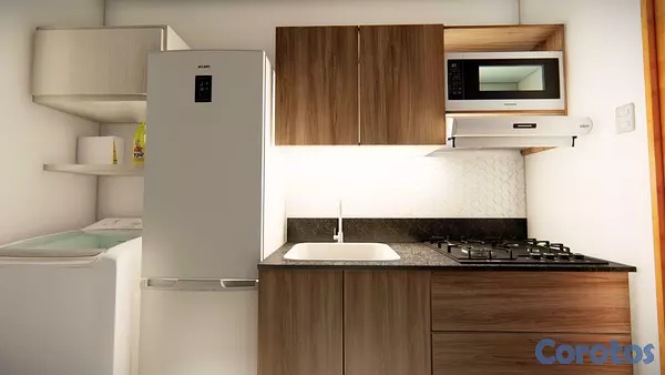 apartamentos - VENTA ESTUDIO AMUEBLADO A ESTRENAR-SECTOR NACO 2