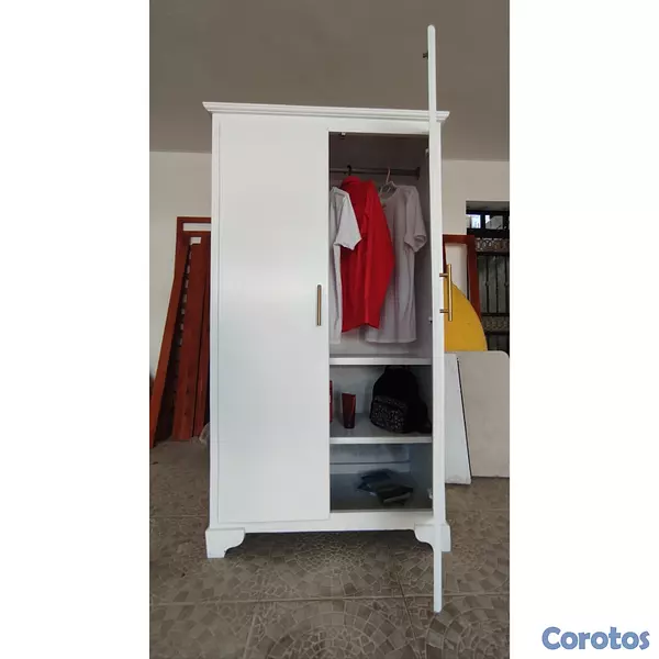 muebles y colchones - Ropero pequeño blanco  2